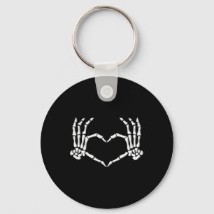 Skeleton Handen Hart Halloween Kostuum Mannen Vrou Sleutelhanger