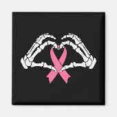 Skeleton Handen houden Ribbon Halloween Kostuum Ha Magneet (Voorkant)