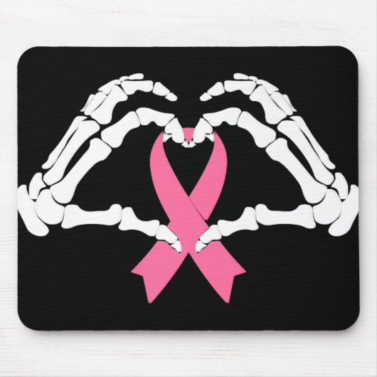 Skeleton Handen houden Ribbon Halloween Kostuum Ha Muismat (Voorkant)