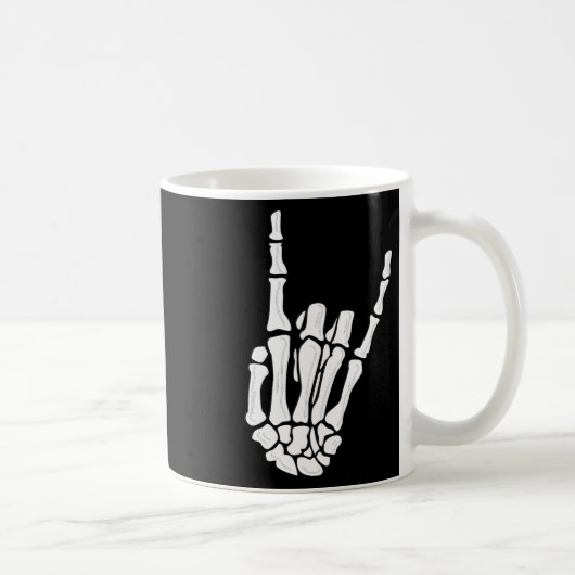 Skeleton Handgebaar - Rock Skeleton Hand - Hallo Koffiemok (Rechts)