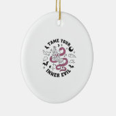 Skeleton Handje Making Heart Keramisch Ornament (Rechts)