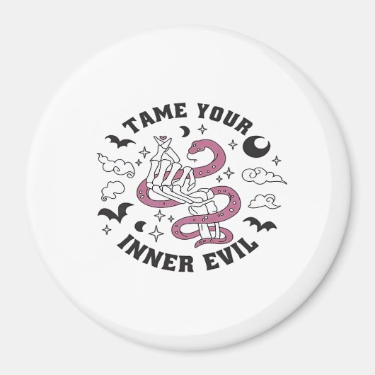 Skeleton Handje Making Heart Magneet (Voorkant)