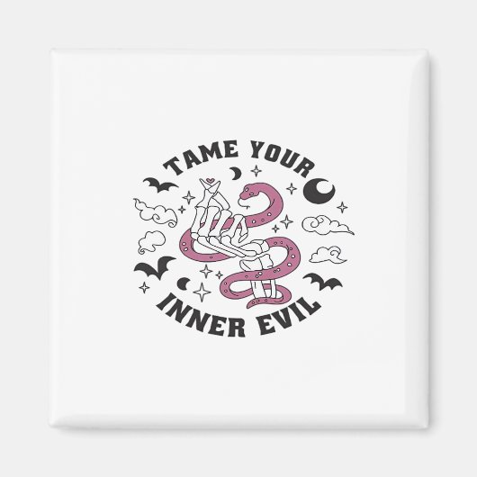 Skeleton Handje Making Heart Magneet (Voorkant)