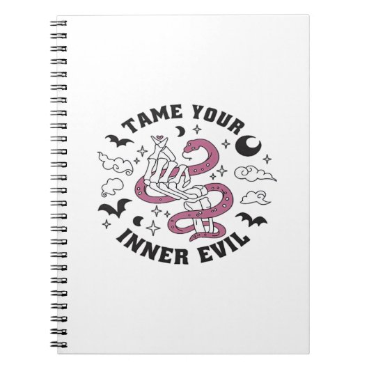 Skeleton Handje Making Heart Notitieboek (Voorkant)