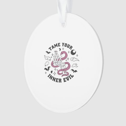 Skeleton Handje Making Heart Ornament (voorkant)