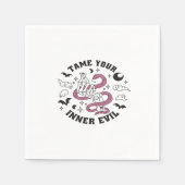 Skeleton Handje Making Heart Servet (Voorkant)