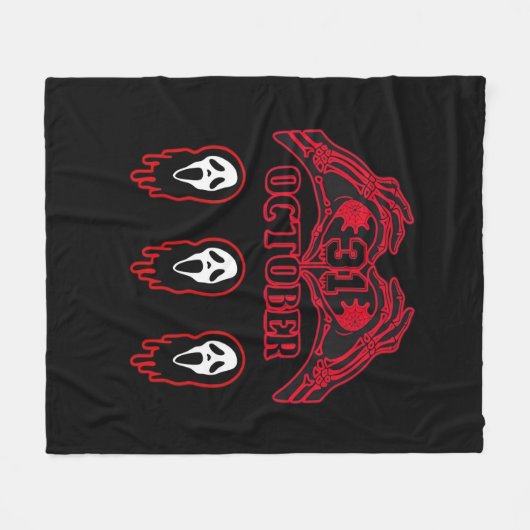 Skeleton Hands 31/10 Classic Fleece Deken (Voorkant (Horizontaal))