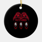 Skeleton Hands 31/10 Classic Keramisch Ornament (Voorkant)