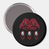 Skeleton Hands 31/10 Classic Magneet (Voorkant / Achterkant)