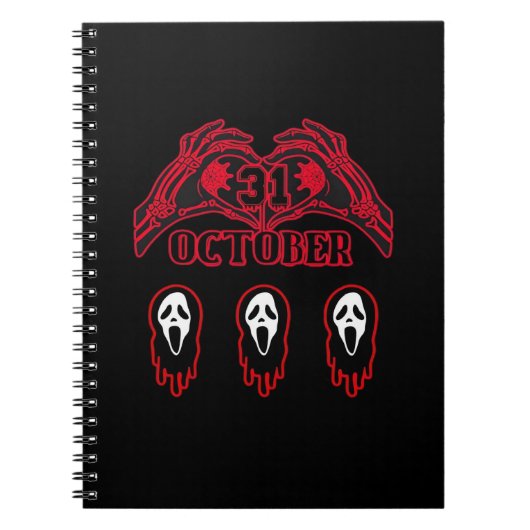 Skeleton Hands 31/10 Classic Notitieboek (Voorkant)
