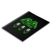 Skeleton Hands Classic Design Notitieboek (Linkerzijde)