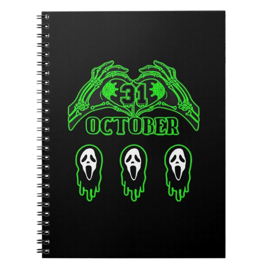 Skeleton Hands Classic Design Notitieboek (Voorkant)