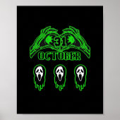 Skeleton Hands Classic Design Poster (Voorkant)