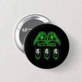 Skeleton Hands Classic Design Ronde Button 5,7 Cm (Voorkant /achterkant)