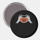 Skeleton Hands Een Spooky Halloween Heart Classic Magneet (Voorkant / Achterkant)
