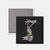 Skeleton Hands Ghost Spooky Halloween Magneet (Voorkant / Achterkant)