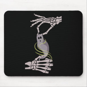 Skeleton Hands Ghost Spooky Halloween Muismat