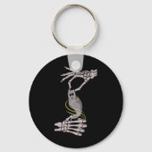 Skeleton Hands Ghost Spooky Halloween Sleutelhanger (Voorkant)