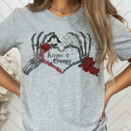 Skeleton Hands Gothic Valentijn, die het Creepy ho T-shirt