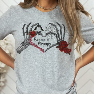Skeleton Hands Gothic Valentijn, die het Creepy ho T-shirt