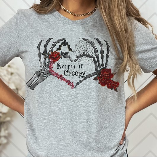 Skeleton Hands Gothic Valentijn, die het Creepy ho T-shirt