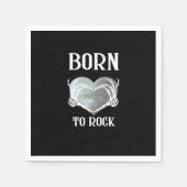 Skeleton Hands Grey Heart Graphic voor Classic Servet (Voorkant)