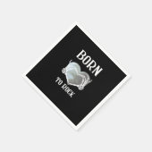 Skeleton Hands Grey Heart Graphic voor Classic Servet (Hoek)