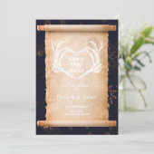 Skeleton Hands Halloween Bewaar de datum Save The Date (Staand voorkant)