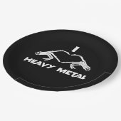 Skeleton Hands Heart beroemd gemaakt door Funny Ha Papieren Bordje (Gekanteld)