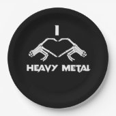 Skeleton Hands Heart beroemd gemaakt door Funny Ha Papieren Bordje (Voorkant)