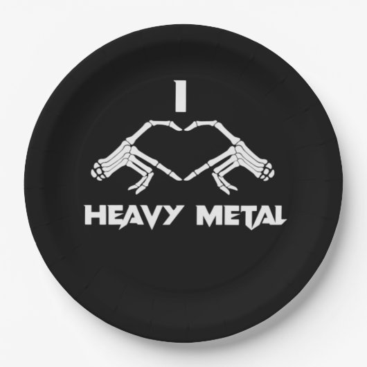 Skeleton Hands Heart beroemd gemaakt door Funny Ha Papieren Bordje (Voorkant)