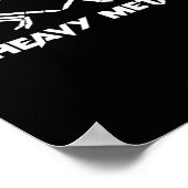 Skeleton Hands Heart beroemd gemaakt door Funny Ha Poster (Hoek)