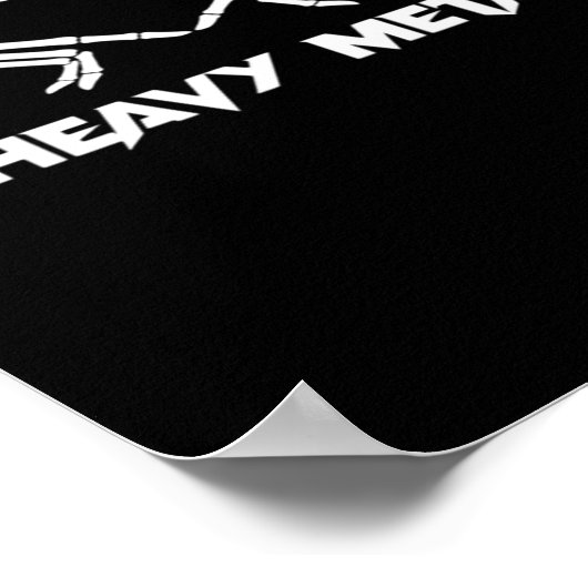 Skeleton Hands Heart beroemd gemaakt door Funny Ha Poster (Hoek)