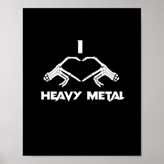 Skeleton Hands Heart beroemd gemaakt door Funny Ha Poster (Voorkant)