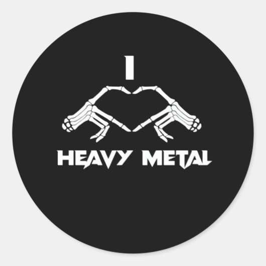 Skeleton Hands Heart beroemd gemaakt door Funny Ha Ronde Sticker (Voorkant)