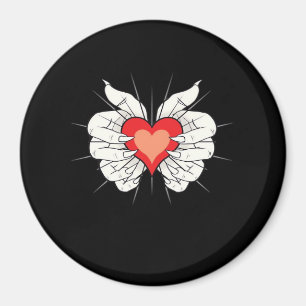 Skeleton Hands Heart Classic Magneet