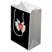 Skeleton Hands Heart Classic Medium Cadeauzakje (Voorkant Gekanteld)
