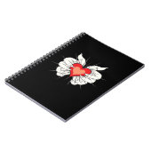 Skeleton Hands Heart Classic Notitieboek (Linkerzijde)