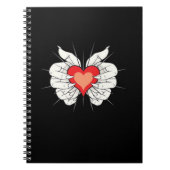 Skeleton Hands Heart Classic Notitieboek (Voorkant)