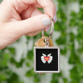 Skeleton Hands Heart Classic Sleutelhanger (Hand)