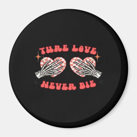 Skeleton Hands Heart Design Classic Magneet (Voorkant)