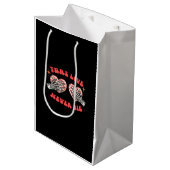 Skeleton Hands Heart Design Classic Medium Cadeauzakje (Voorkant Gekanteld)