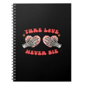Skeleton Hands Heart Design Classic Notitieboek (Voorkant)