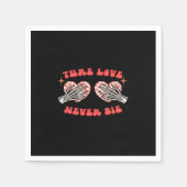 Skeleton Hands Heart Design Classic Servet (Voorkant)