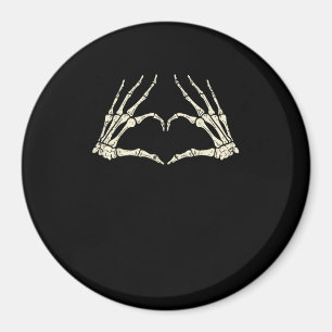 Skeleton Hands Heart Funny Halloween Mannen Vrouwe Magneet