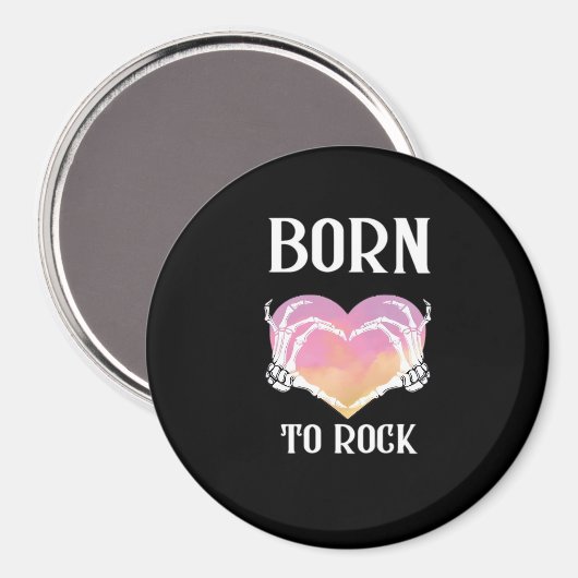 Skeleton Hands Heart Graphic voor Classic Magneet (Voorkant / Achterkant)