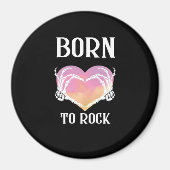 Skeleton Hands Heart Graphic voor Classic Magneet (Voorkant)