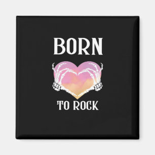 Skeleton Hands Heart Graphic voor Classic Magneet