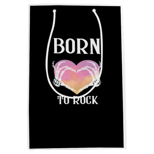 Skeleton Hands Heart Graphic voor Classic Medium Cadeauzakje (Voorkant)