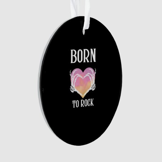 Skeleton Hands Heart Graphic voor Classic Ornament (voorkant)